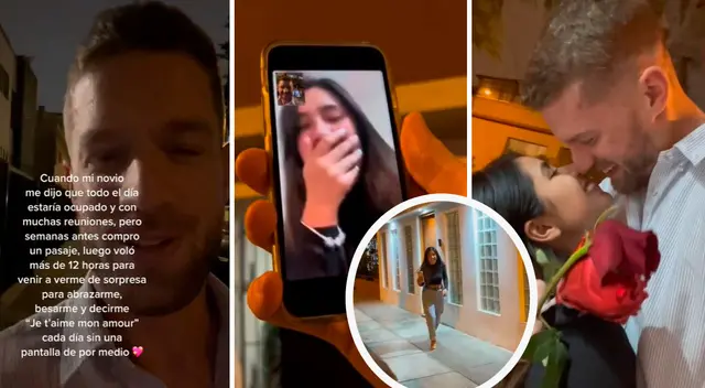 El joven extranjero le hizo creer a su novia que estaba ocupado para evitar que descubra su plan.