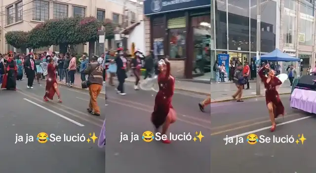 Usuarios en redes sociales aplaudieron la divertida interpretación de la maestra.