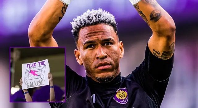 Gallese es fijo bajo los tres palos del Orlando City. Gallese es fijo bajo los tres palos del Orlando City.