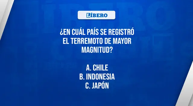 Solo algunos saben en donde se dio el terremoto con mayor magnitud en el mundo