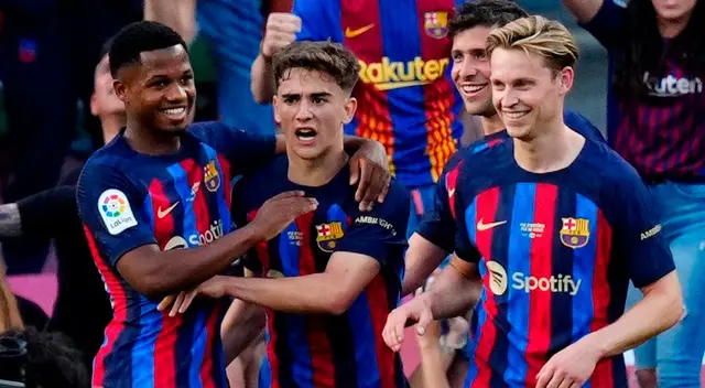 Doblete de Ansu Fati y un gol de Gavi para goleada de Barcelona Doblete de Ansu Fati y un gol de Gavi para goleada de Barcelona