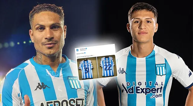 Racing infló pecho por tener a Paolo Guerrero y Catriel Cabellos en el plantel