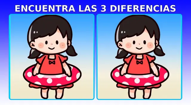 Descubre cuáles son las 3 diferencias del reto visual en tiempo récord. Descubre cuáles son las 3 diferencias del reto visual en tiempo récord.