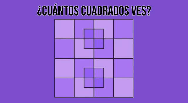 Ubica la mayor cantidad de cuadrados en la imagen en tiempo récord.