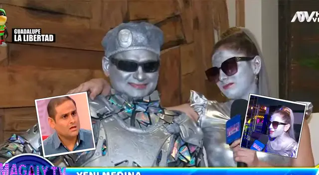 El popular 'Robotín' presentó a su nueva pareja en el programa de Magaly Medina.