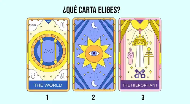 Piensa sabiamente y escoge una de las cartas de tarot para que puedas obtener el mensaje que tanto necesitas.
