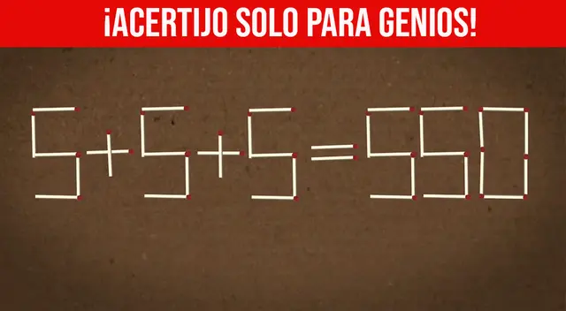 Demuestra que eres un experto con los ejercicios matemáticos con este acertijo.