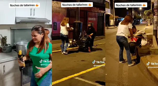 Una joven en compañía de su familia decidió ayudar a muchas personas. Una joven en compañía de su familia decidió ayudar a muchas personas.