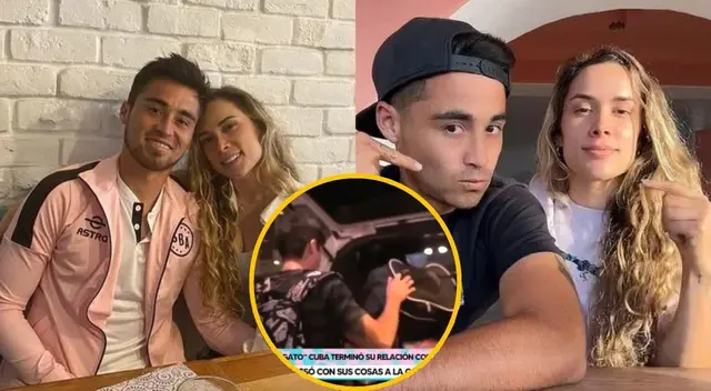 Las cámaras de Amor y Fuego captaron al deportista mientras sacaba sus cosas.