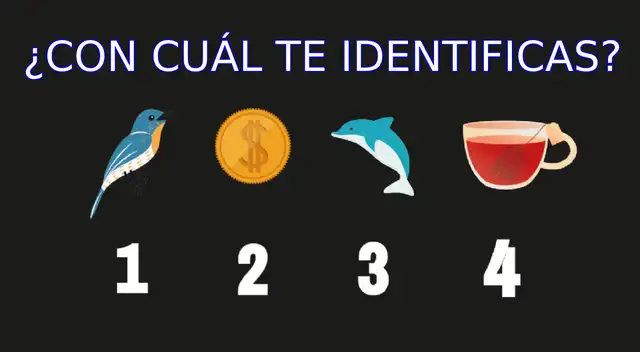 Responde con sinceridad con qué imagen te identificas más en el test de personalidad.