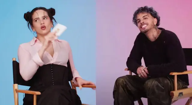 Rauw Alejandro pasó tremendo 'blooper' durante entrevista con Rosalía. Rauw Alejandro pasó tremendo 'blooper' durante entrevista con Rosalía.