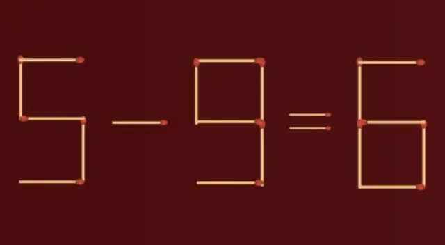 Mueve un cerillo y forma la ecuación correcta en tiempo récord