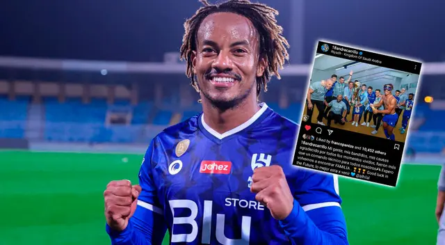 André Carrillo dejó sorprendidos a sus seguidores. ¿Qué dijo en redes?