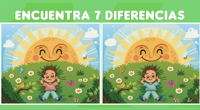 Reta tus capacidades hallando cada una de las diferencias.