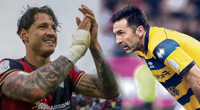 Gianluca Lapadula y Gianluigi Buffon se volverán a ver cara a cara en Italia Gianluca Lapadula y Gianluigi Buffon se volverán a ver cara a cara en Italia