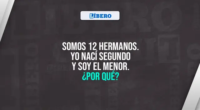 Demuestra que tienes excelentes habilidades mentales resolviendo el acertijo. Demuestra que tienes excelentes habilidades mentales resolviendo el acertijo.