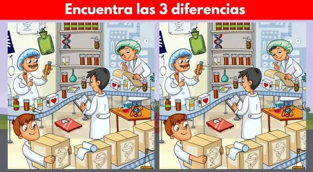 Encuentra las 3 diferencias y demuestra que eres todo un CRACK