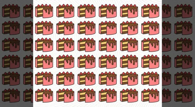 Ubicar la torta que es distinta a las demás no será sencillo de lograrlo. Ubicar la torta que es distinta a las demás no será sencillo de lograrlo.