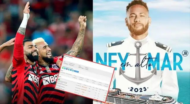 Se la jugó por Flamengo y ahora viajará en el crucero de Neymar Se la jugó por Flamengo y ahora viajará en el crucero de Neymar