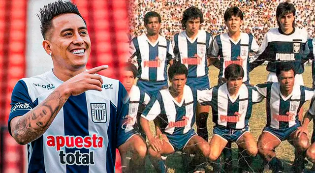 Christian Cueva luce en fotografía con jugador histórico de Alianza Lima Christian Cueva luce en fotografía con jugador histórico de Alianza Lima