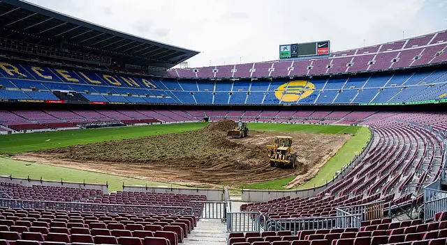 Comenzaron las obras para remodelar el estadio Camp Nou del Barcelona