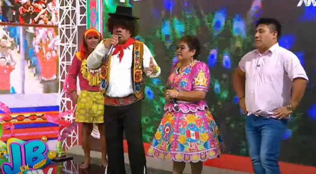 Flor Pileña y Pepino cantan juntos en "JB en ATV" el tema que hizo reconocida a la artista folclórica.