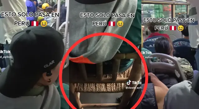 La acción tomada por el pasajero generó risas entre los usuarios de TikTok. La acción tomada por el pasajero generó risas entre los usuarios de TikTok.