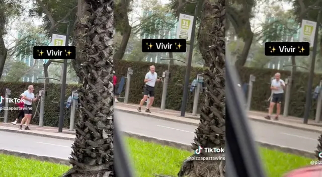 Señor fue grabado en la calle bailando y es tendencia en redes sociales por su alegría. Señor fue grabado en la calle bailando y es tendencia en redes sociales por su alegría.
