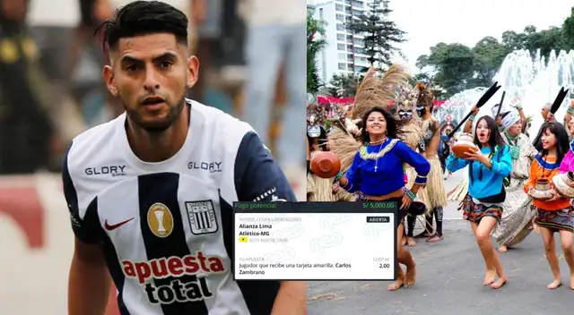 Hincha apuesta por tarjeta amarilla a Zambrano y con premio ganado podrá irse a viaje.