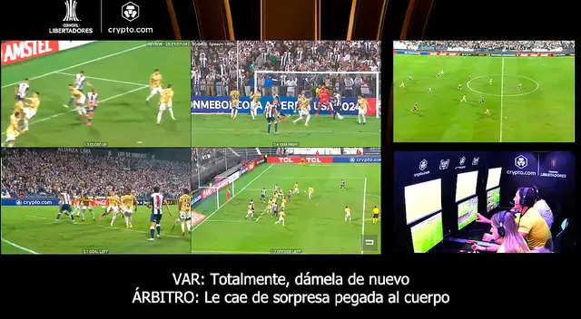 Alianza Lima: sale al aire la inédita conversación del VAR en la mano de Atlético Mineiro Alianza Lima: sale al aire la inédita conversación del VAR en la mano de Atlético Mineiro