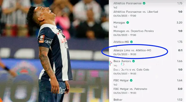 La apuesta le hizo ganar una jugosa recompensa en efectivo tras eliminación de Alianza Lima de la Libertadores.