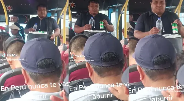 Un sujeto fue captado vendiendo cervezas en una 'combi' y es tendencia en TikTok. Un sujeto fue captado vendiendo cervezas en una 'combi' y es tendencia en TikTok.