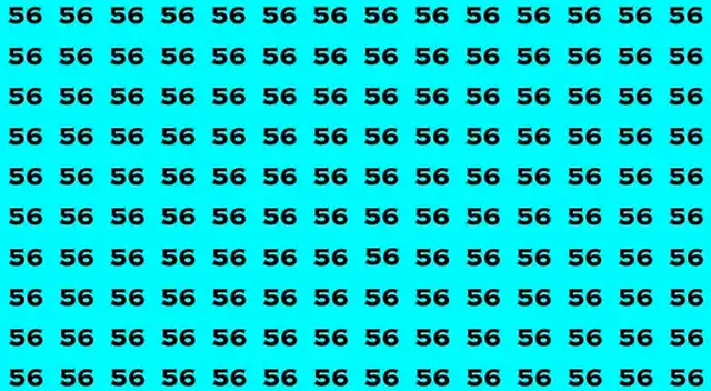 Si crees que todos los números son iguales, estás equivocado y tendrás problemas para vencer el reto visual.