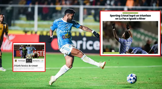 La prensa argentina se expresó sobre la victoria de Sporting Cristal.