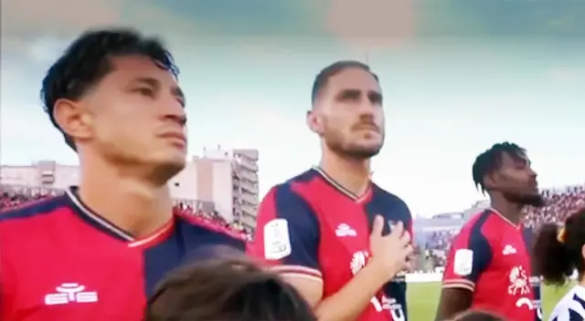 Gianluca Lapadula y su reacción tras oír el Himno Nacional de Italia Gianluca Lapadula y su reacción tras oír el Himno Nacional de Italia