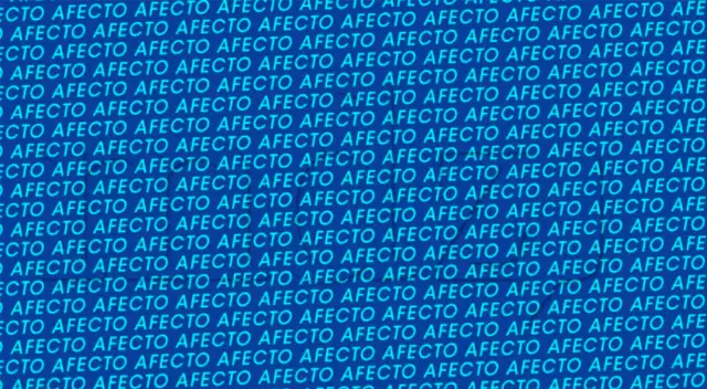 Encuentra la palabra 'EFECTO' en el mar de 'AFECTOS' de este nuevo acertijo visual.