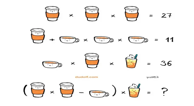 Piensa rápido, analiza las operaciones y supera este acertijo visual en el primer intento.