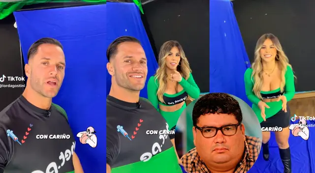 El modelo no dudó en afirmar que grabará para 'Tinder' con Gabriela Serpa y las reacciones no se hicieron esperar.