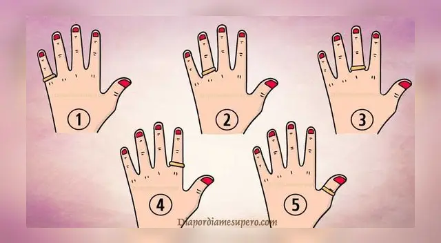 ¿En cuál dedo colocas tu anillo? Este test te revelará si tienes miedo al compromiso.