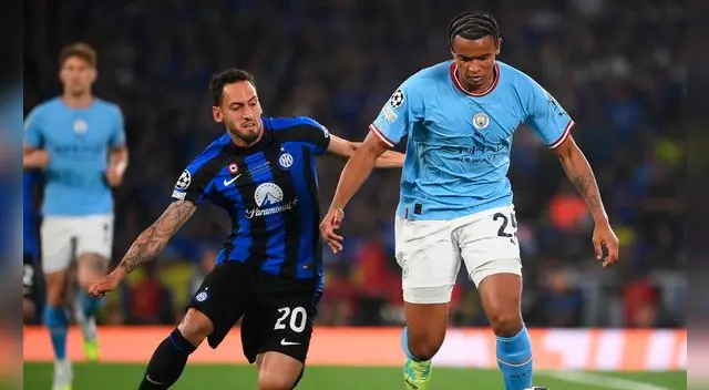 Manchester City e Inter de Milan se enfrentaron por la final de la Champions. Foto: EFE