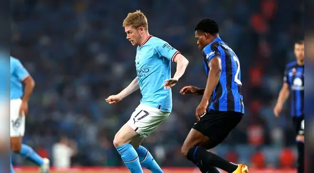 Manchester City e Inter de Milan se enfrentaron por la final de la Champions. Foto: EFE