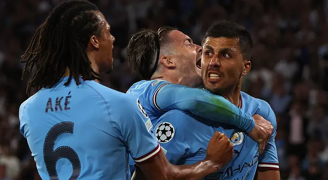 Rodri anotó el gol del triunfo en la final 2023 contra Inter de Milan