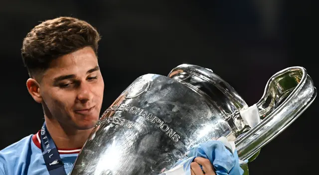 Julián Álvarez jugó 10 partidos en esta Champions League
