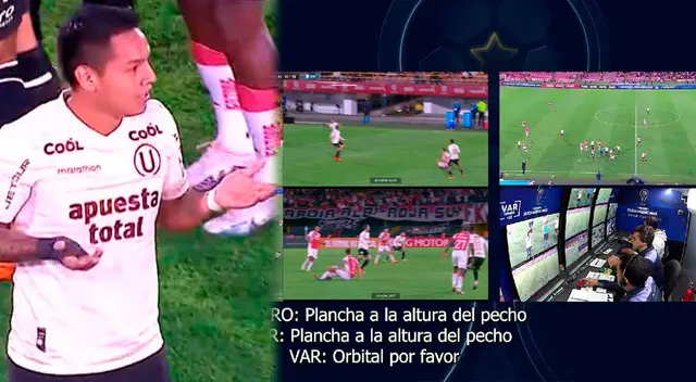 CONMEBOL reveló los audios del VAR sobre la expulsión de Nelson Cabanillas