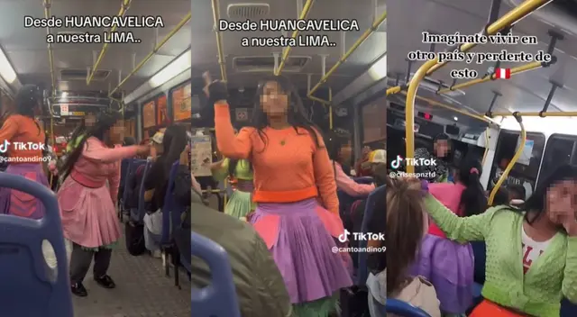 Un grupo de jovencitas sorprende cantando en una combi limeña y se hacen viral en TikTok.