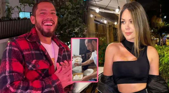 La influencer decidió sorprender al arquero de Cienciano y su detalles es viral en redes sociales.