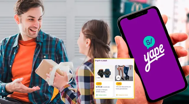 Conoce cómo adquirir las ofertas de Yape para comprar regalos por 'Día del Padre' a bajo precio