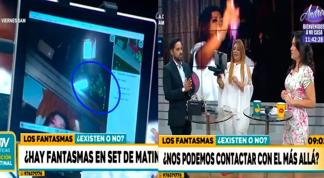 Un presunto fantasma fue captado en pleno noticiero de ATV. Un presunto fantasma fue captado en pleno noticiero de ATV.