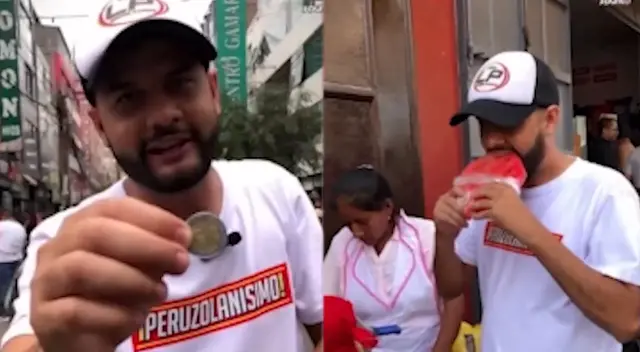 El joven compro fruta, pan, gaseosa entre otros alimentos con solo 5 soles El joven compro fruta, pan, gaseosa entre otros alimentos con solo 5 soles