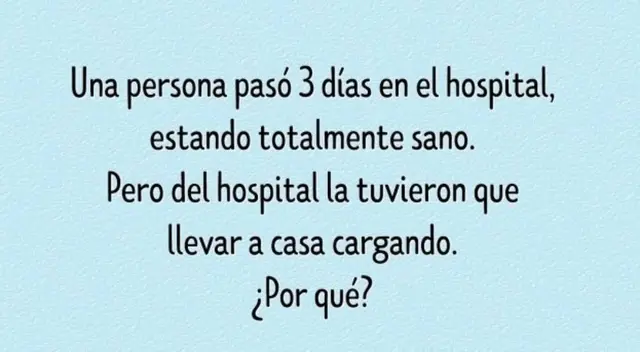 Activa todos tus sentidos e intenta desarrollar el acertijo mental en tiempo récord.